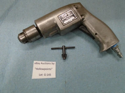 CP Chicago Pneumatic CP884 Air Drill 3/8" Jacobs Keyed Chuck & Key 2800 RPM G145 - Image 1 of 4