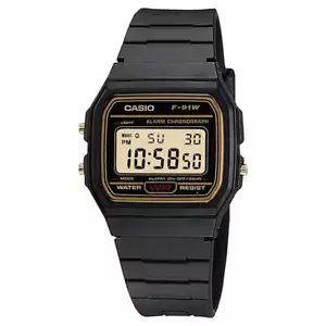 Casio Watch Classic Sports Digital Black/Gold F-91WG-9QDF - Picture 1 of 5