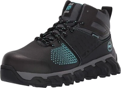 Timberland PRO Mujer Ridgework Punta Compuesta Impermeable Bota Industrial, Negra Foto 1 de 4