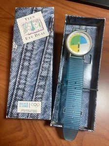 Vintage Hipster Fossil Promo Watch Japan Movement Bausch Lomb Teen Eye Deal New - Picture 1 of 14