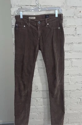 AG Adriano Goldschmied The Begging Super Skinny Fit Pana Marrón Talla 27R Foto 1 de 3