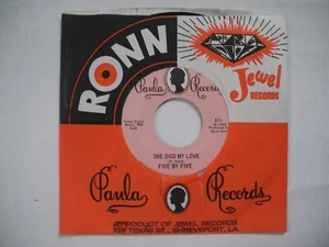 FIVE BY FIVE She Digs My Love / Ain't Gonna Be Your Fool 45 7" single 1968 US EX - Imagen 1 de 2