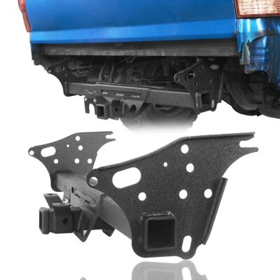 Enganche receptor de remolque estándar de acero negro de 2 pulgadas para Toyota Tacoma 2005-2015 Foto 1 de 4