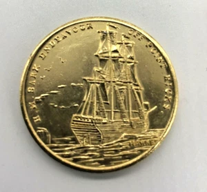 CAPITÁN JAMES COOK 1970 VICTORIANO GOBIERNO LOCAL BICENTENARIO VICTORIA MEDALLÓN - Imagen 1 de 4