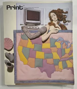 PRINT GRAPHIC DESIGN MAGAZINE Sep/Oct 1999 Design Annual Contents Provided - Foto 1 di 2