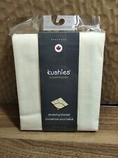 Kushies Receiving Blanket Cotton Flannel 35"x 35" Cream