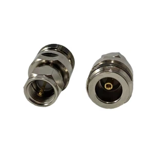 F Typ Stecker auf N Typ Buchse (75 Ohm) RF Adapter - Bild 1 von 2