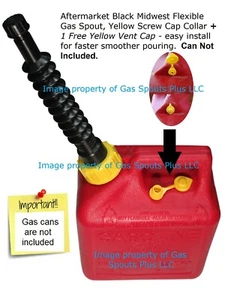 Aftermarket MIDWEST GAS SPOUT,COLLAR,VENT Heavy Duty Flexible "NEW & IMPROVED" - Picture 1 of 12