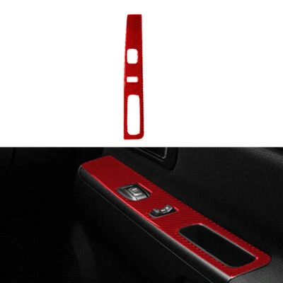 Красная крышка управления пассажирской дверью из углеродного волокна для Colorado 2004-12/Canyon 05-12 - Изображение 1 из 4