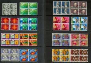 Switzerland 1980, 1981 Period. Blocks of CTO Stamps. Cat app £73 - Picture 1 of 1