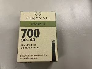 Tubo Schrader estándar Teravail - 700x30-43C, 48 mm - Imagen 1 de 1