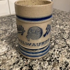 PRE-PROHIBITION 1890'S SCHLITZ BREWING COMPANY STONEWARE BEER MUG - Picture 1 of 6