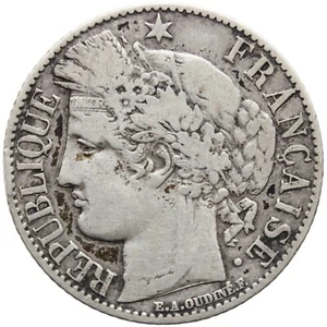 Moneda de plata de un franco de Francia de 1895 (MO1707-) - Imagen 1 de 2