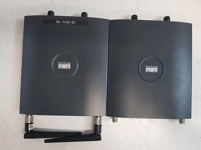 2x Cisco AIR-AP1242AG-E-K9 Wireless AP Cisco AP1242AG-E-K9 Access Point -Inc VAT - Image 1 of 3