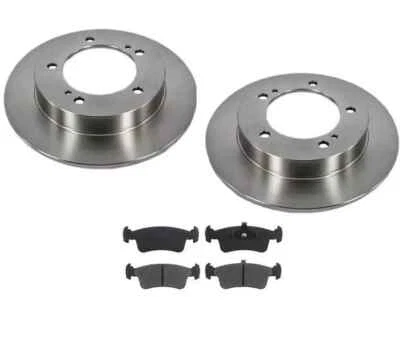 Conjunto de rotores de freio dianteiros premium e pastilhas de freio para Suzuki Samurai 1986-1994 - Imagem 1 de 4