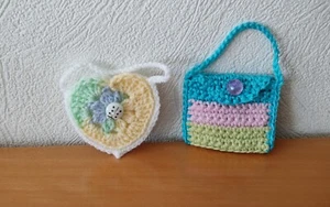 Puppenkleidung, 2 Puppen Handtaschen für Puppen bis 50 cm - Bild 1 von 2