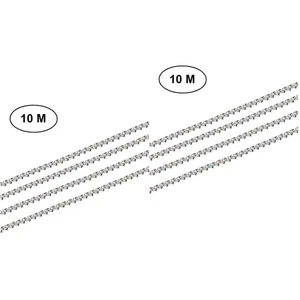 2er Pack Kristall Krallen Kette Strass schließen Borte Strasssteine zum Basteln - Bild 1 von 11