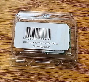 NEW Intel Wireless-N Wireless WiFi Card 7260HMW NB FAST SHIP - Afbeelding 1 van 3