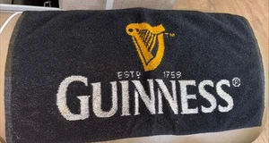 Guinness 17” Beer Bar Towel Pub Home Bar Man Cave (Has Marks On It) - Picture 1 of 5