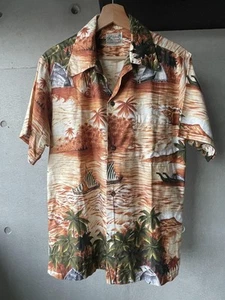 Vintage 40er-50er Jahre Aloha Hemd Island Casuals Baumwolle Hawaii gebraucht M - Bild 1 von 5