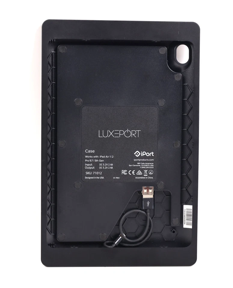 iPort LuxePort Case For iPad Air 1/2 9.7 5th Gen (Black) r279 - Image 1 of 2