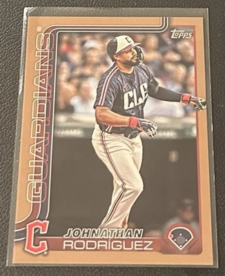 Johnathan Rodriguez 2025 Topps Update #US142 Gold Parallel /2025 Guardians - Image 1 of 2