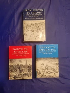 3 Book Lot Battles & Leaders of Civil War Books 1 2 4 Shiloh Antietam Appomattox - Picture 1 of 11