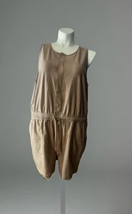 Athleta Farallon Strampler Mokka Latte rosa Gr. 2XL ärmellos Taschen #981036 NEU - Bild 1 von 12