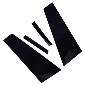 Poste de pilar de puerta negro brillante 4 piezas apto para Mercedes Benz CLS C219 2006-2011 - Imagen 1 de 5