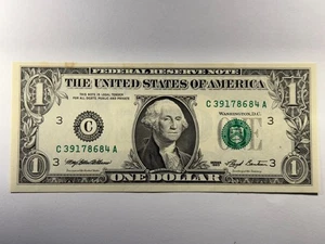 1993 $1 Dollar U.S. Federal Reserve UNC *Web* Note Philadelphia fr#1920 SPC1381 - Picture 1 of 4