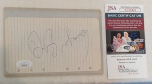 DR JERRY GRAHAM Wrestling Signed Autographed 3x6 Paper JSA WWF WWE WWWF Rare Cut - Picture 1 of 1