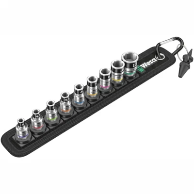Wera 05003880001 Belt A 1 Zyklop Socket Set w/ holding function, 1/4" Drive - Image 1 of 4