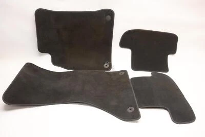 2013-2017 AUDI S5 INTEIROR ALFOMBRILLAS DELANTERAS Y TRASERAS ALFOMBRA TELA NEGRO CONJUNTO OEM Foto 1 de 4