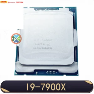 Core I9-7900X CPU 14 Nm 10-Cores 20-Threads 3.3Ghz 13.75MB TDP 140W Processor LG - Picture 1 of 1