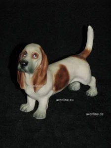 +# A015824_13 Goebel Archiv Muster Arbeitsmuster Hund Dog Basset Hound TMK3 - Bild 1 von 1
