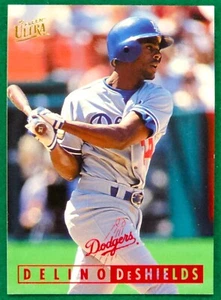 Delino DeShields - 1995 Fleer Ultra #395 - Los Angeles Dodgers Baseball Card - Picture 1 of 3