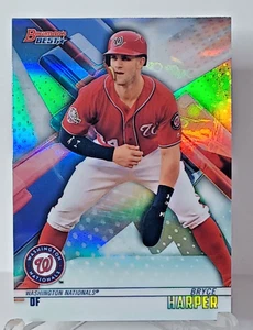 2018 Bowman's Best Refractor Bryce Harper #5 Washington Nationals - Picture 1 of 2