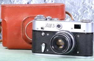 FED-3 Soviet 35mm Film Rangefinder Camera + Industar-61 | GETESTET | USSR Vintage - Bild 1 von 24
