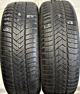 2x Winterreifen Pirelli Sottozero 3 Run Flat 225/55 R17 97H 6,5mm D19 - Bild 1 von 4