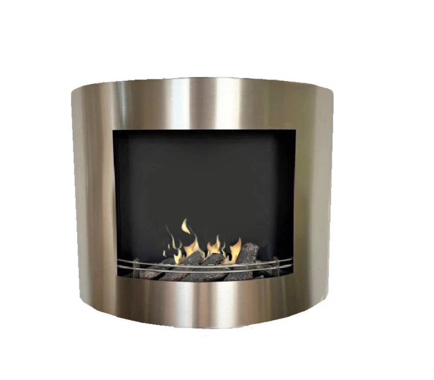 Biocamino bio etanolo Bio camino Detrazione fiscale fd60s argento Coupon sconto - Immagine 1 di 4