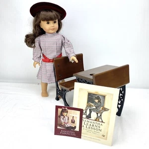 Lotto American Girl Pleasant Company con bambola Samantha e scrivania ritirati - Foto 1 di 12