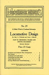 1910 Locomotive Design—Smokebox, Frames, and Driving Machinery