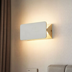 Up/Down LED Wall Mounted Light Fixture Angle Adjustable Bedside Lamp Bedroom Bar