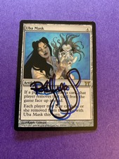 MTG Magic Uba Mask Signed Artist Proof x1 Champions Of Kamigawa Randy Gallegos