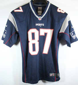 Youth Rob Gronkowski 87 New England Patriots NFL Nike On Field Jersey Size Large