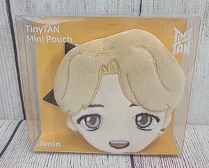 BTS TinyTan Tiny Tan Official Mini Pouch Jimin Plush Kpop Bangtan Boys New - Picture 1 of 9
