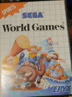 World Games (Epyx 1984) Sega Master System (Modul Box) Working Classic-Game