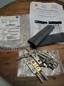 Hybriflex Spleißset RFS 4AWG mit (6) 2-Loch Kompressionslaschen & 3/8" Hardware - Bild 1 von 7