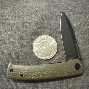 Civivi Folding Knife 14C28N Sandvik Steel Blade Micarta Handle EDC - Picture 1 of 14