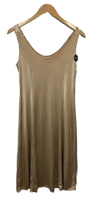 Jones New York Mujer Tacto Sedoso 38" Sin Mangas Antiadherente Deslizamiento Completo Talla M Foto 1 de 4